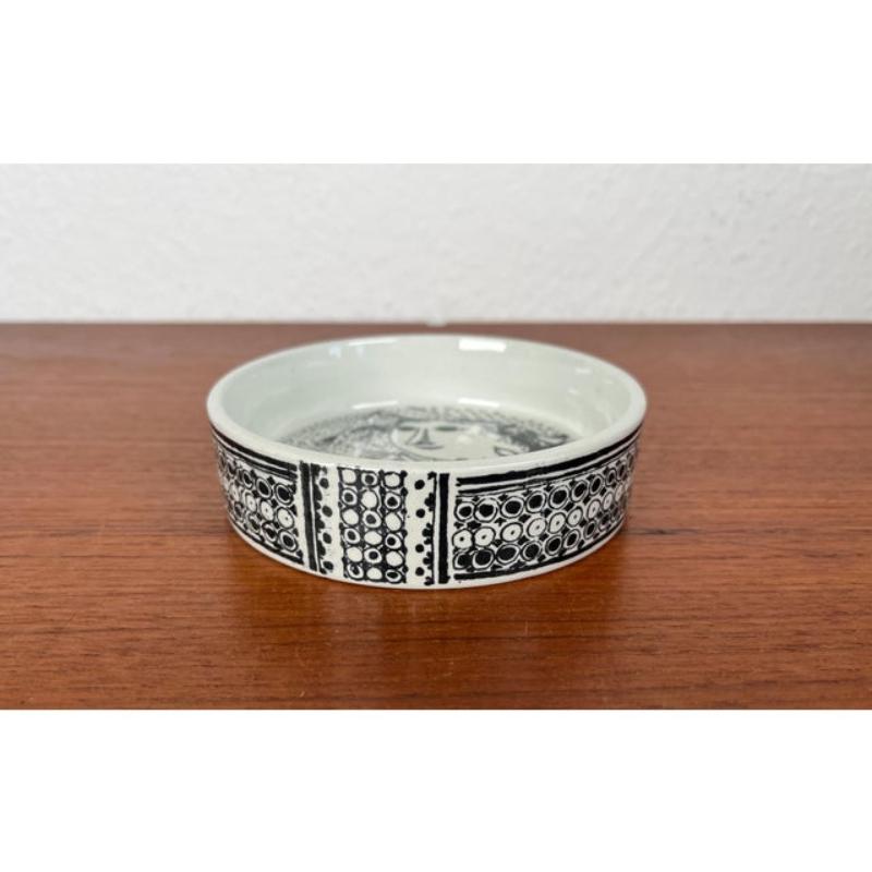 Ceramic Mid-Century Danish Flora Bowl by Bjørn Wiinblad for Nymölle Denmark, 1960s For Sale
