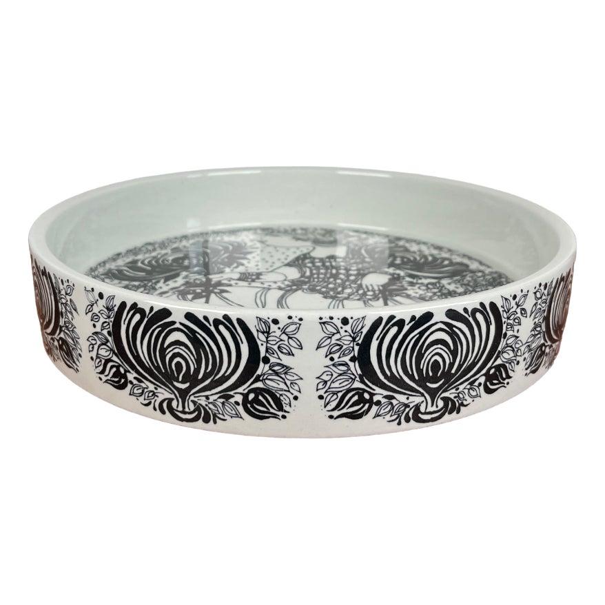 Mid-Century Danish Flora Bowl by Bjørn Wiinblad for Nymolle, Denmark, 1960s