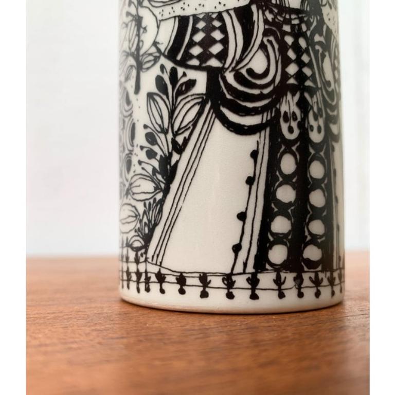 Vaso Flora danese di metà secolo di Bjørn Wiinblad per Nymölle Danimarca, anni '60 in vendita 5