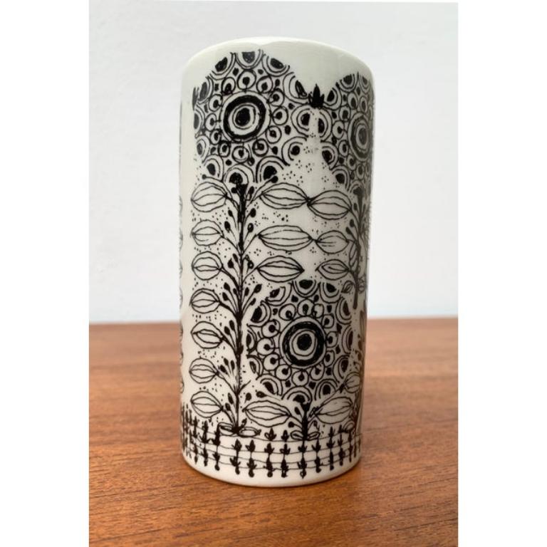 Ceramica Vaso Flora danese di metà secolo di Bjørn Wiinblad per Nymölle Danimarca, anni '60 in vendita