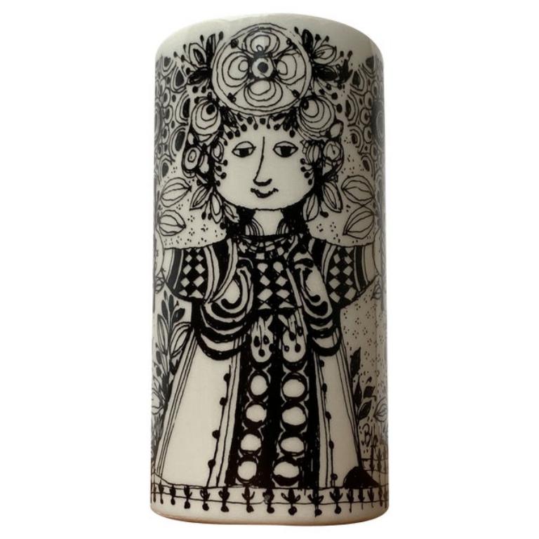 Vaso Flora danese di metà secolo di Bjørn Wiinblad per Nymölle Danimarca, anni '60 in vendita