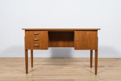 Mid-Century Danish Freestanding Teak Desk, 1960s