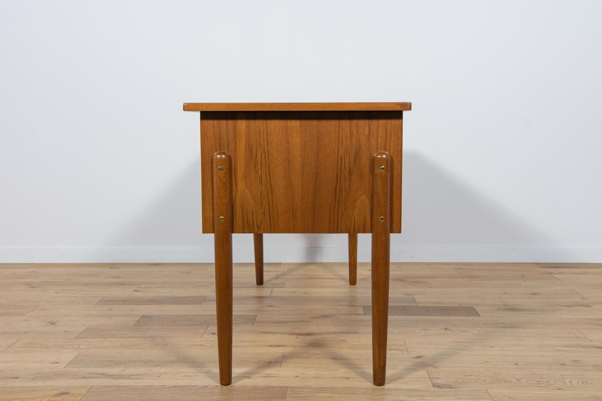 Mid-20th Century Mid-Century Danish Freestanding Teak Desk, 1960s For Sale