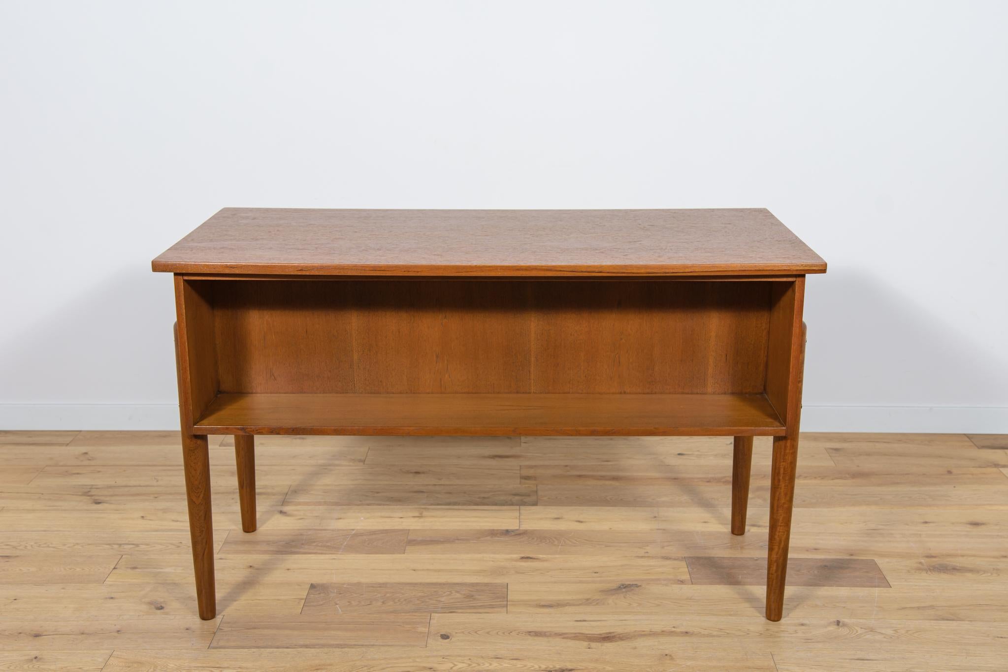 Mid-Century Danish Freestanding Teak Desk, 1960s For Sale 2