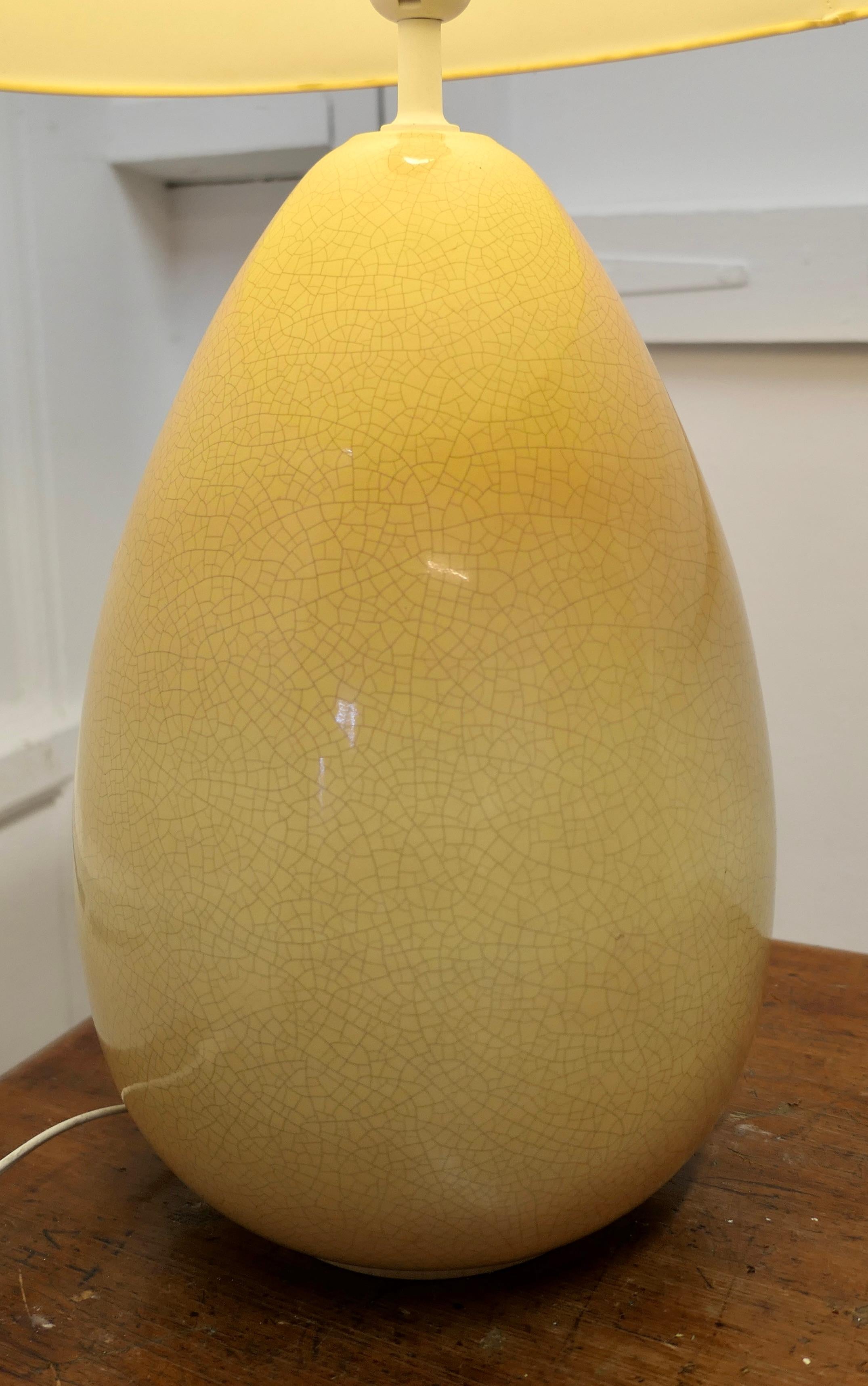  Mid Century Danish Giant Egg Lamp  A very noticeable piece  In Good Condition For Sale In Chillerton, Isle of Wight