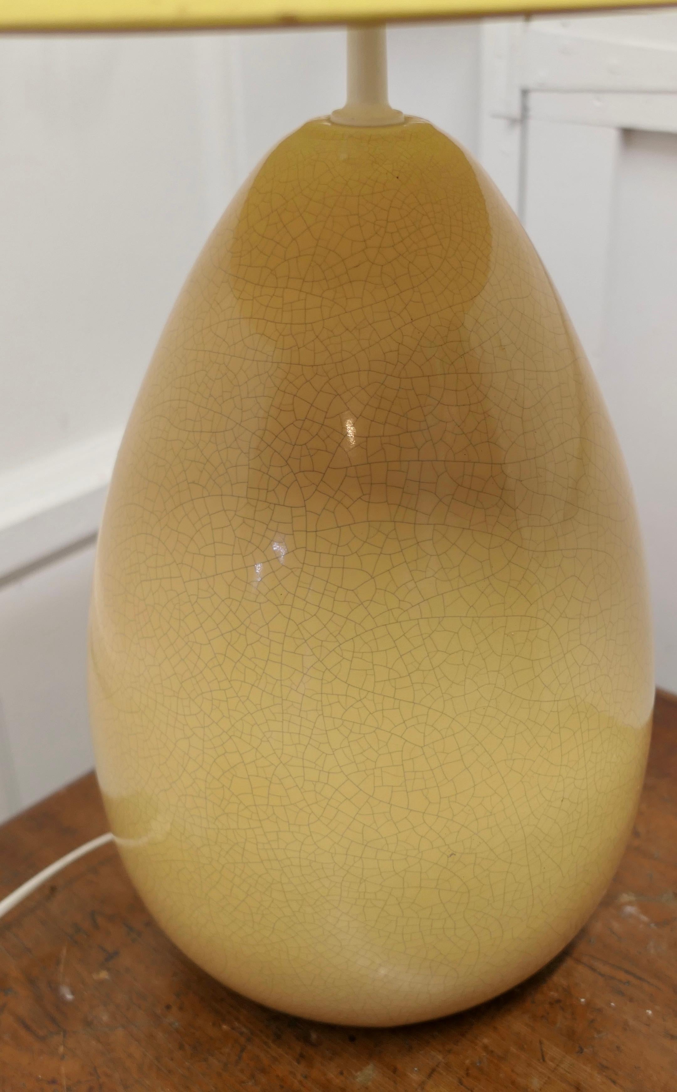  Mid Century Danish Giant Egg Lamp  A very noticeable piece  For Sale 1