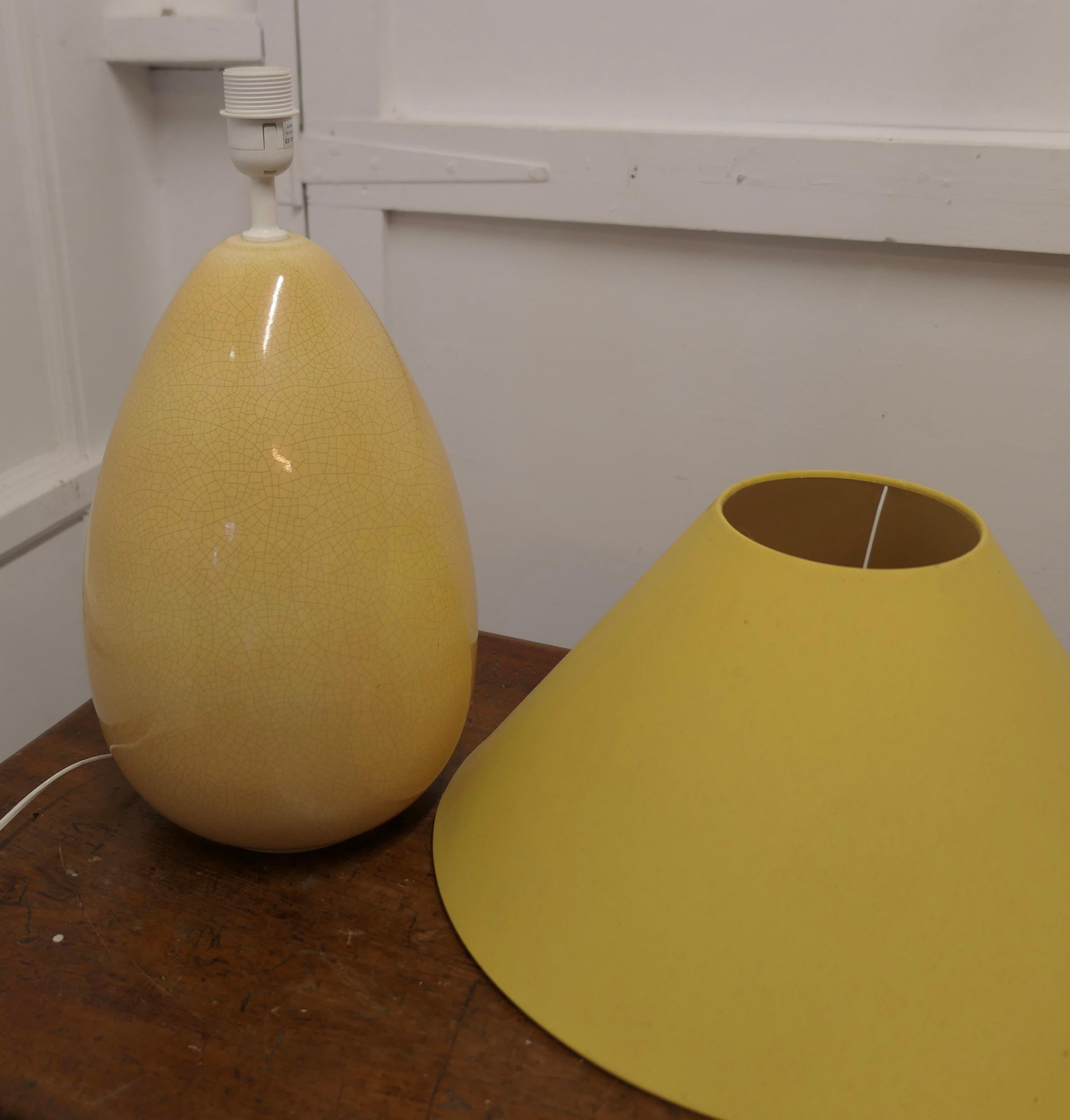  Mid Century Danish Giant Egg Lamp  A very noticeable piece  For Sale 2