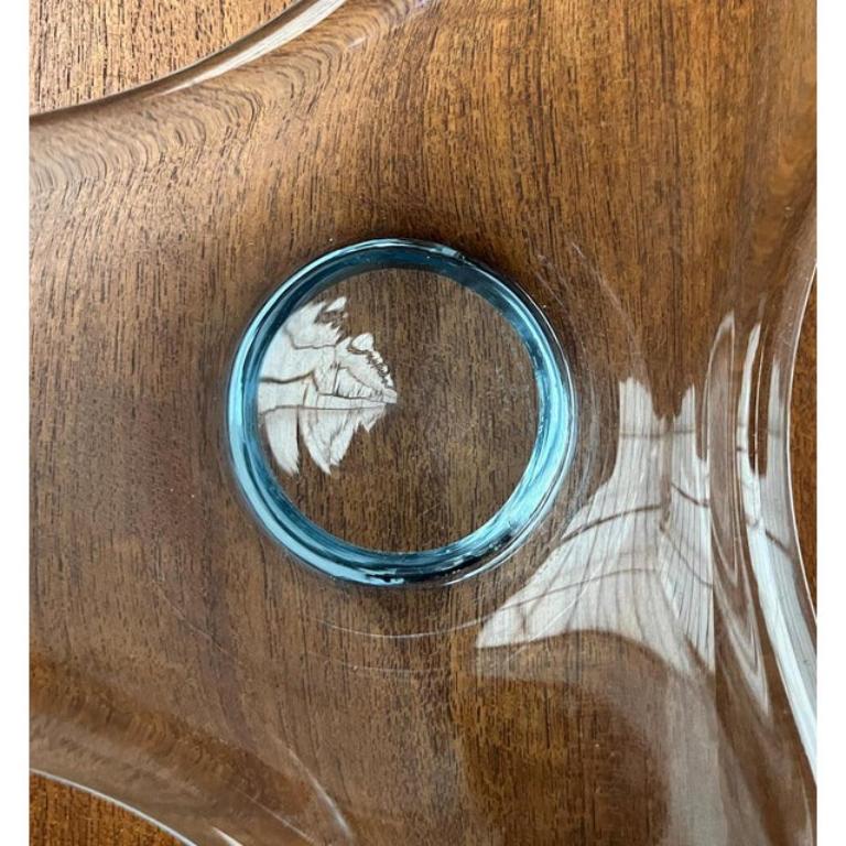 Bol en verre danois du milieu du siècle par Per Lütken pour Holmegaard, années 1960 en vente 5