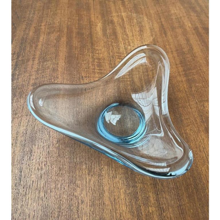 Bol en verre danois du milieu du siècle par Per Lütken pour Holmegaard, années 1960 en vente 2