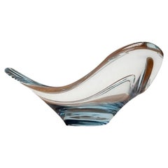 Bol en verre danois du milieu du siècle par Per Lütken pour Holmegaard, années 1960