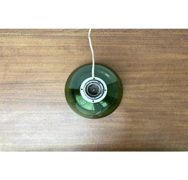 Lámpara de mesa de cristal danesa de mediados de siglo de Holmegaard, años 60 en venta 10