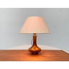 Mid-Century Danish Glass Table Lamp from Holmegaard, 1960s