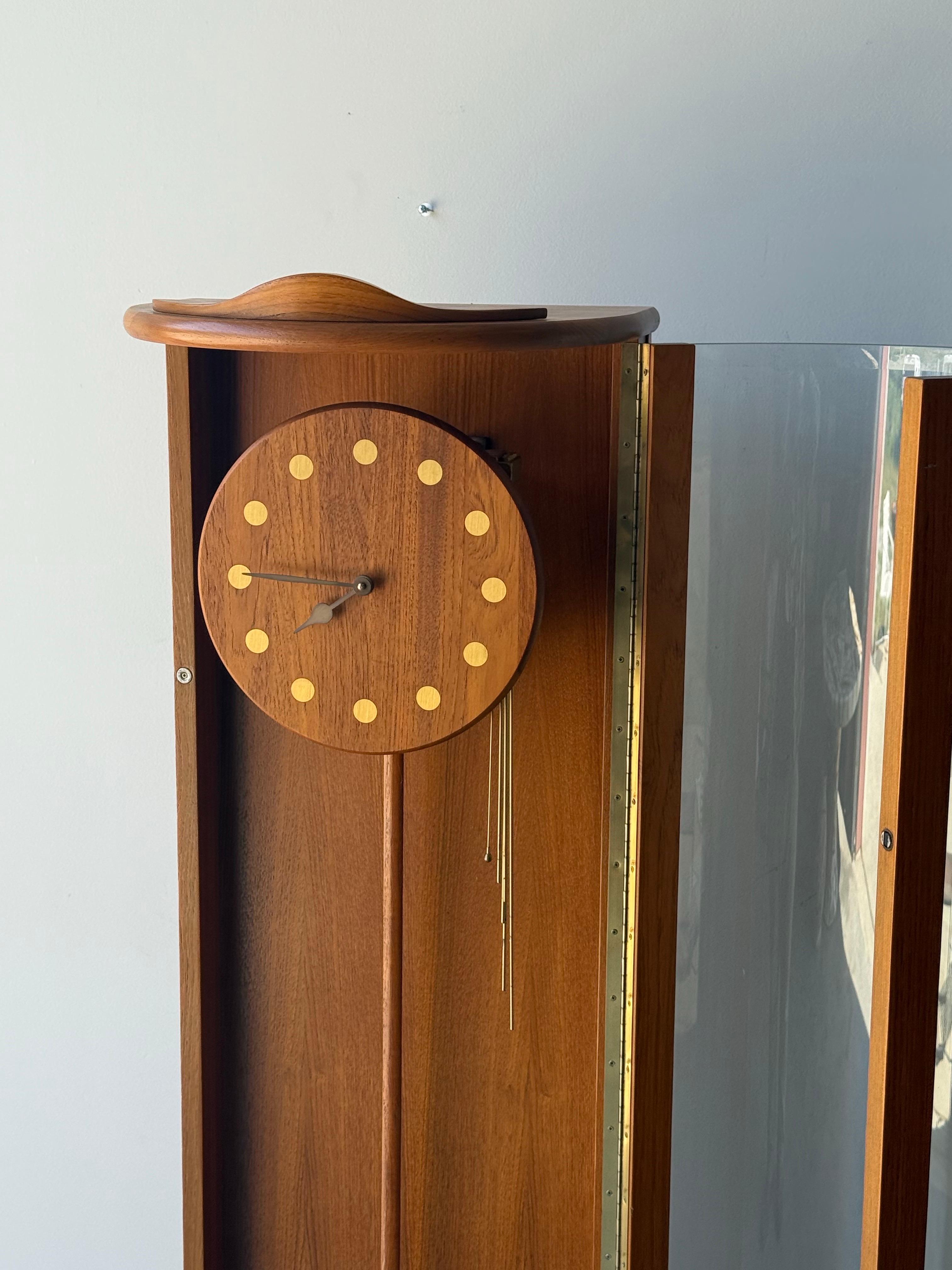Mid-Century Danish Grandfather Clock 5