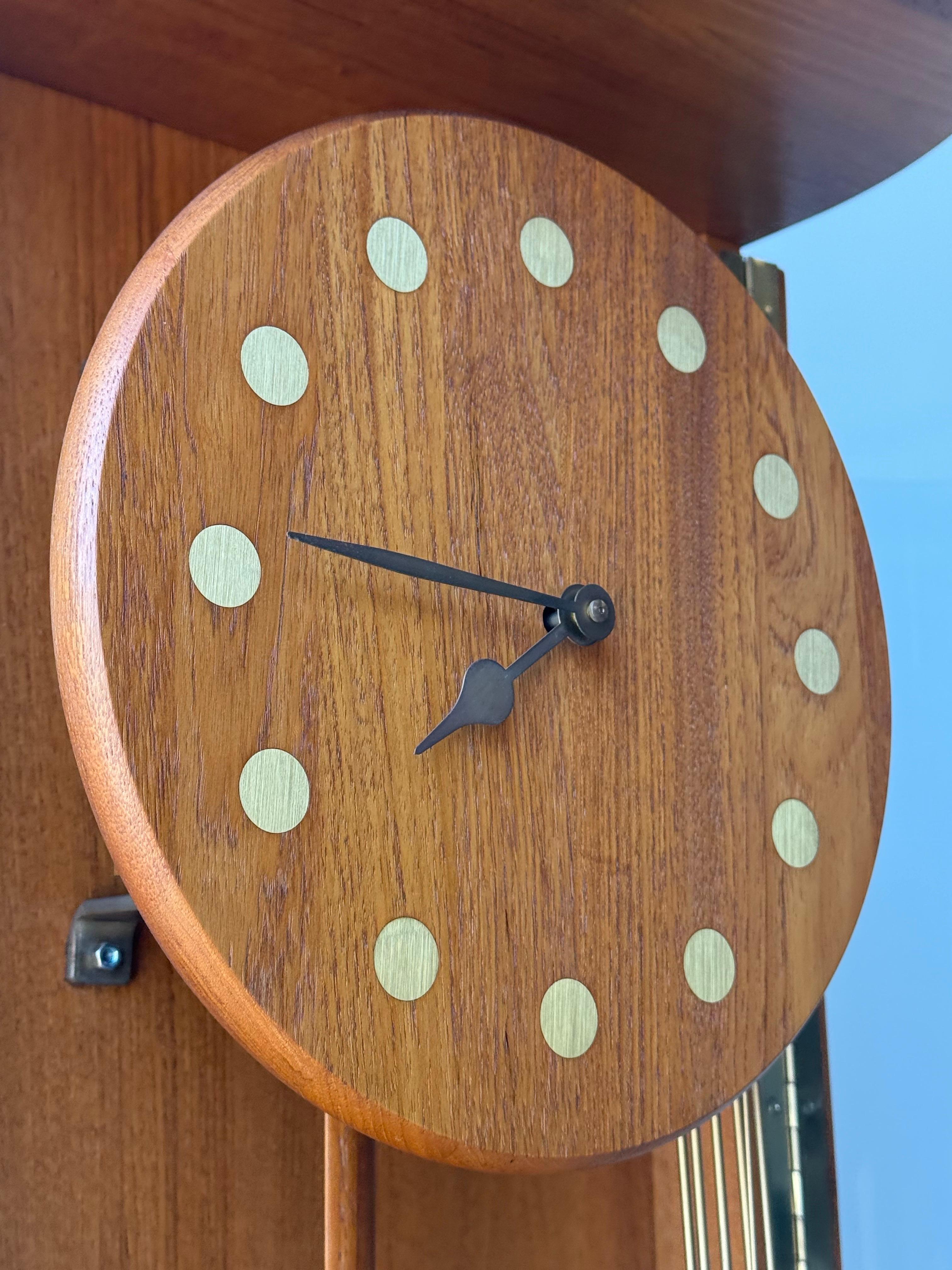 Mid-Century Danish Grandfather Clock 8