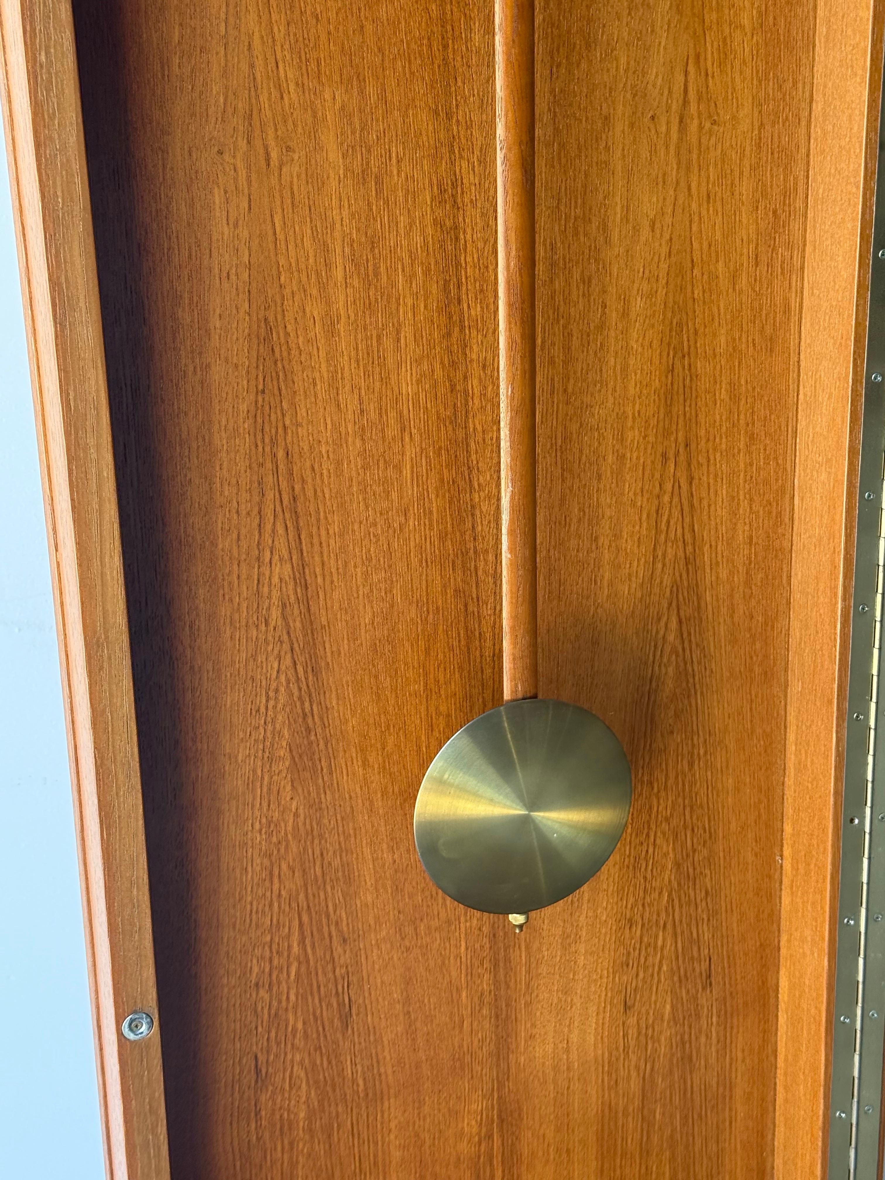 Mid-Century Danish Grandfather Clock 11