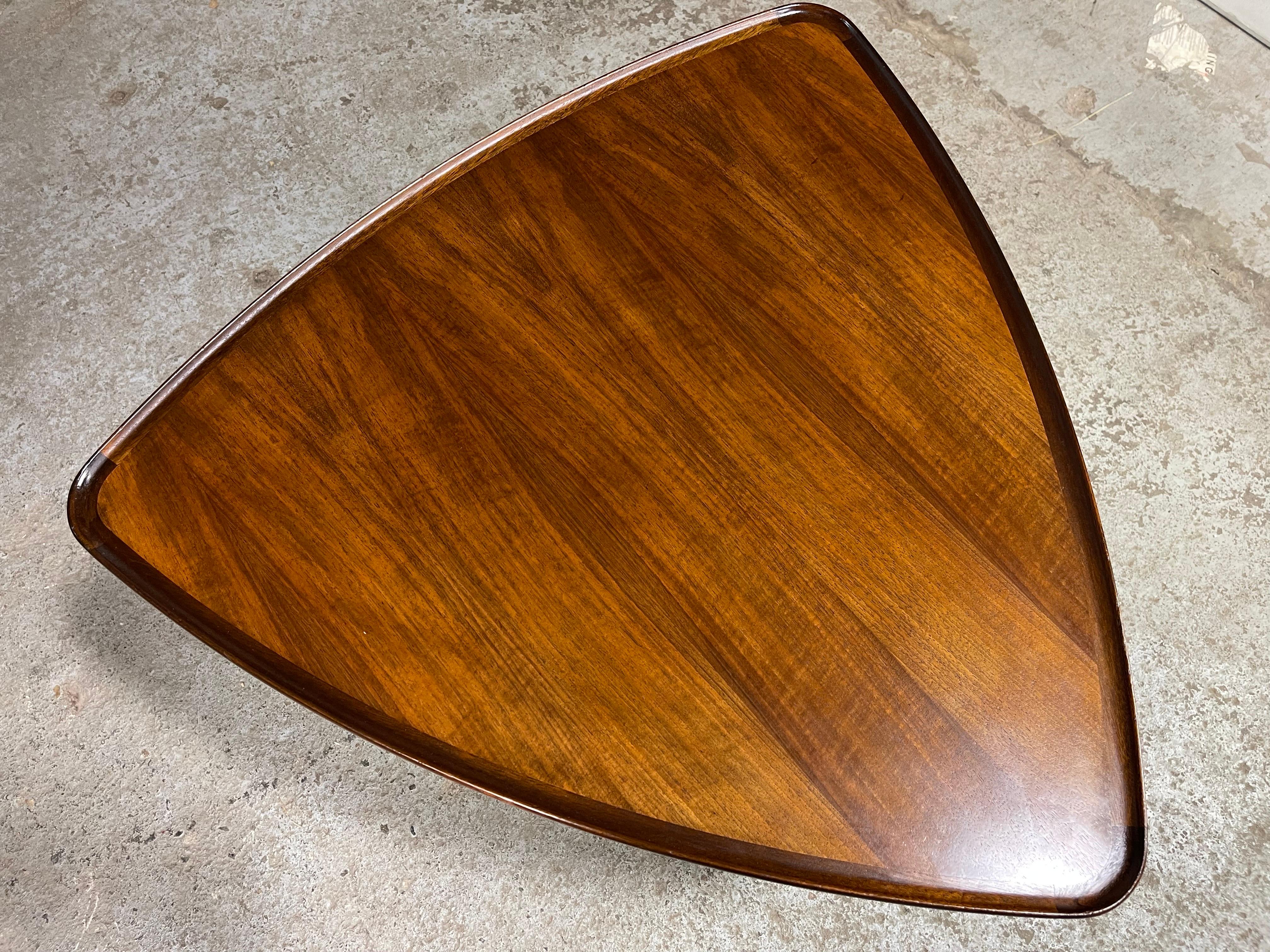 Mid-20th Century Mid Century Danish Guitar Pick Occasional Table by Poul Jensen for Silkeborg