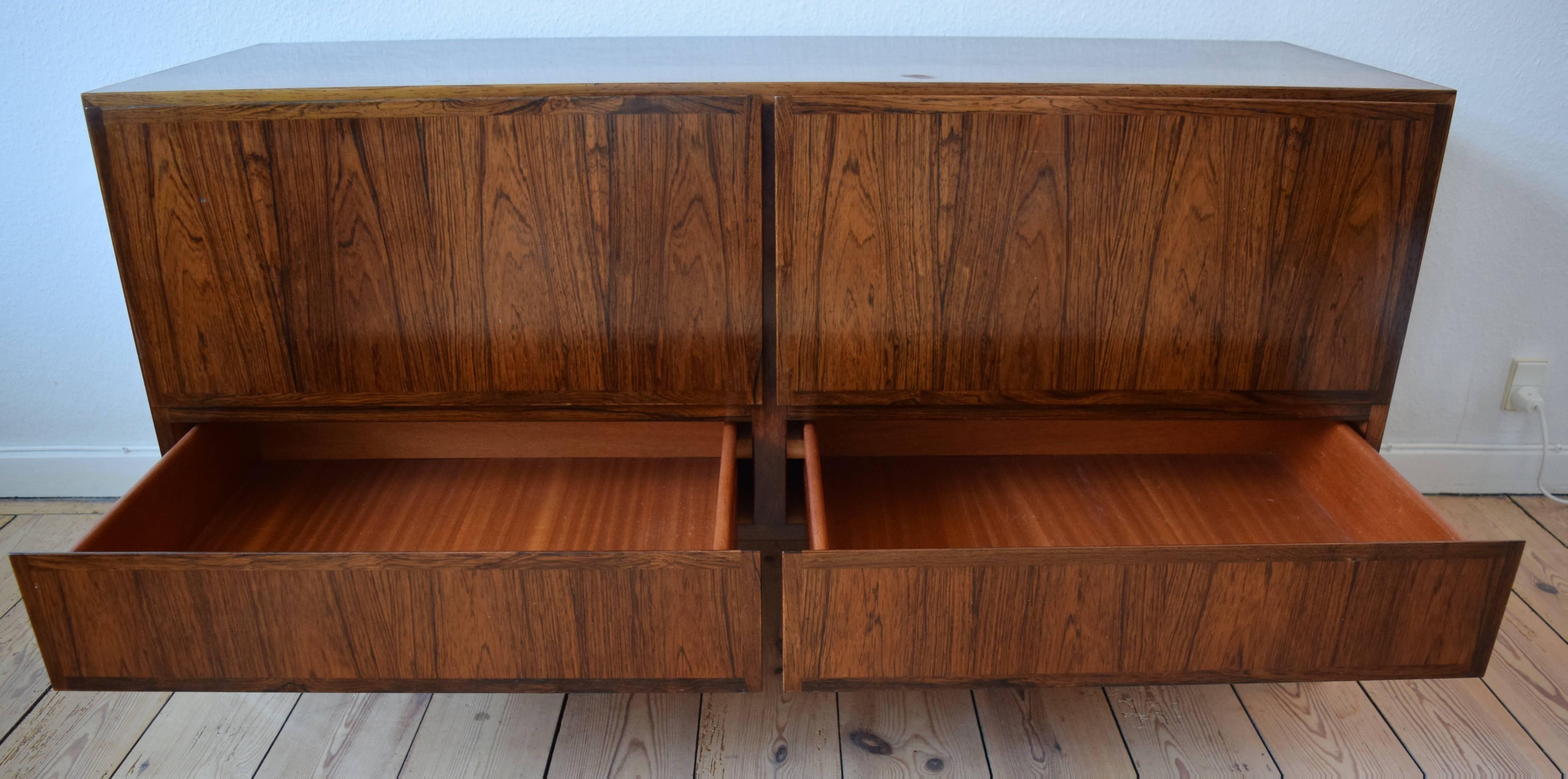 Midcentury Danish Gunni Omann Rosewood Chest of Drawers For Sale 1