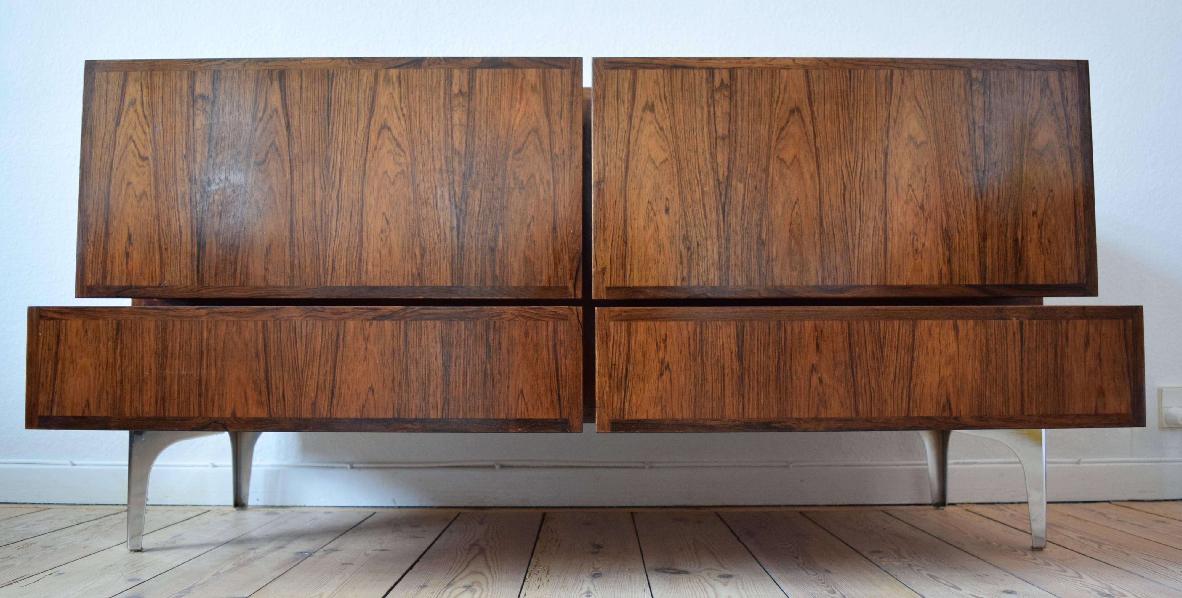 Midcentury Danish Gunni Omann Rosewood Chest of Drawers For Sale 3
