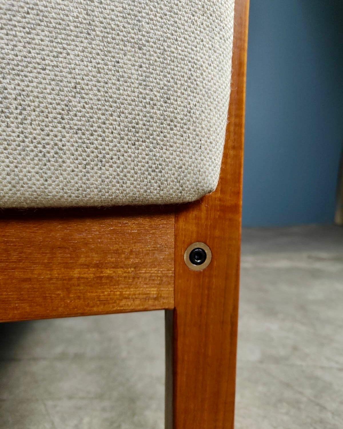 Mid Century Danish Hans Wegner AP 62 AP Stolen Lounge Chair Vintage Retro MCM For Sale 1