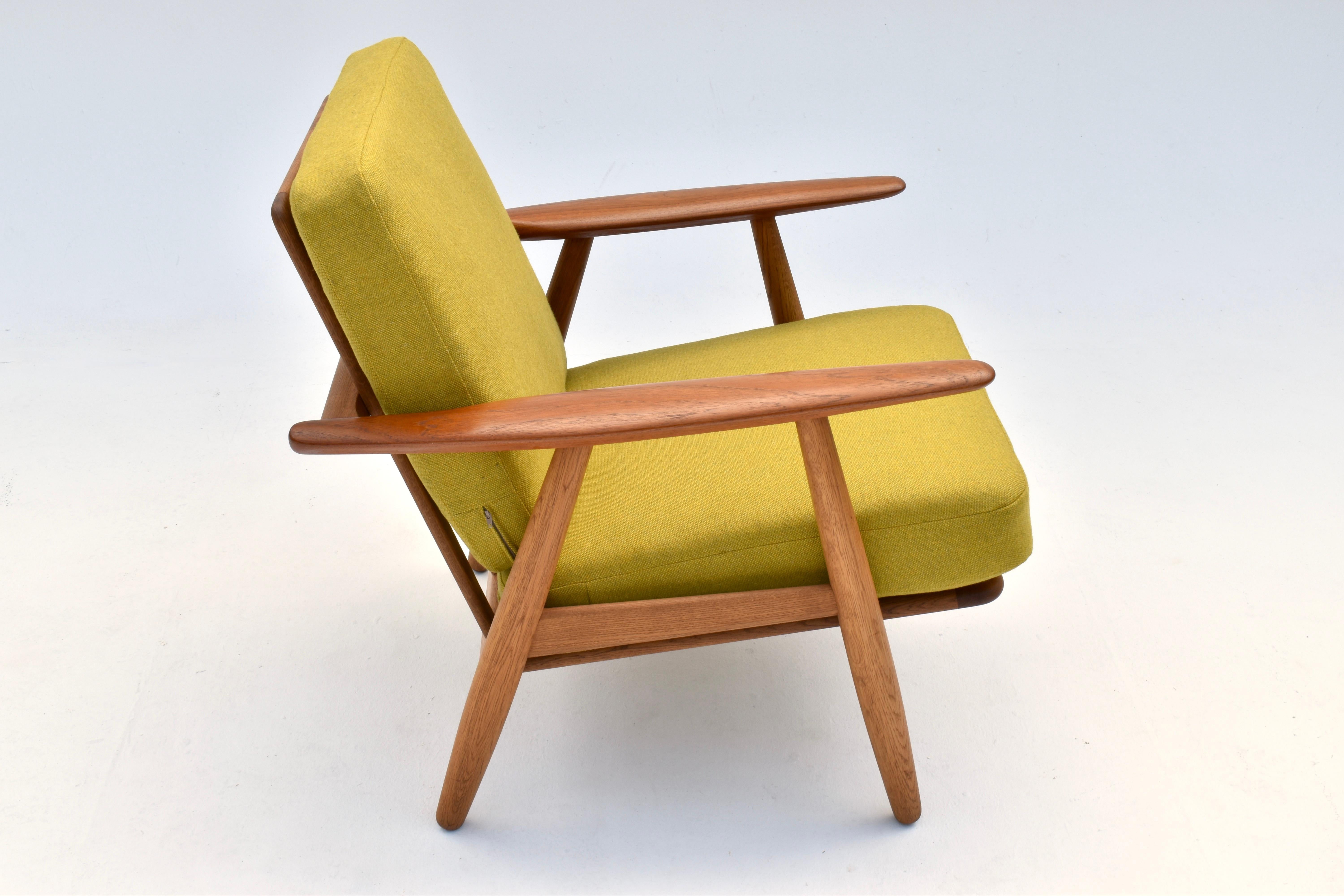 Chaise à cigares danoise du milieu du siècle modèle GE240 de Hans Wegner pour Getama en vente 3