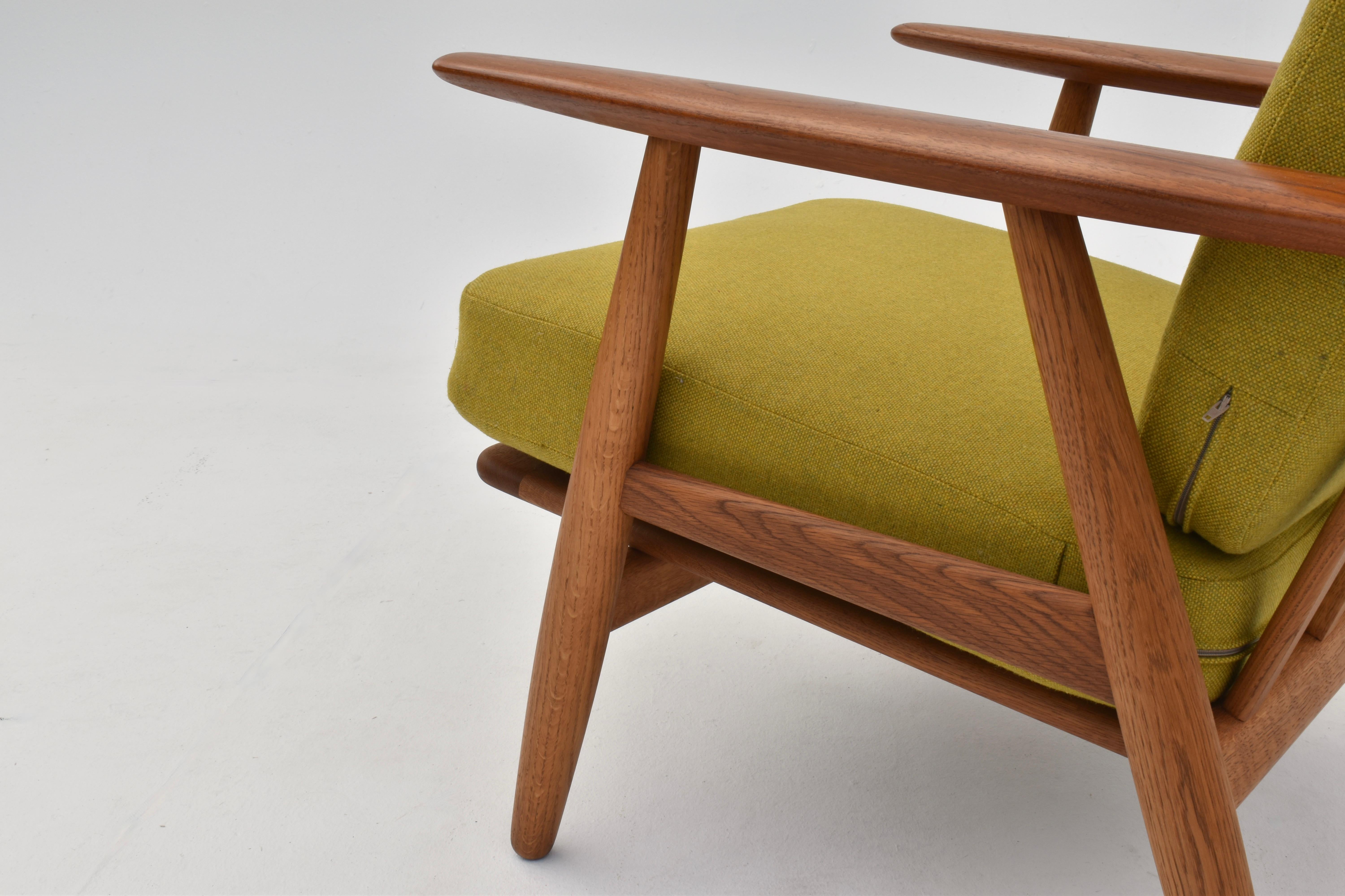 Chaise à cigares danoise du milieu du siècle modèle GE240 de Hans Wegner pour Getama en vente 10