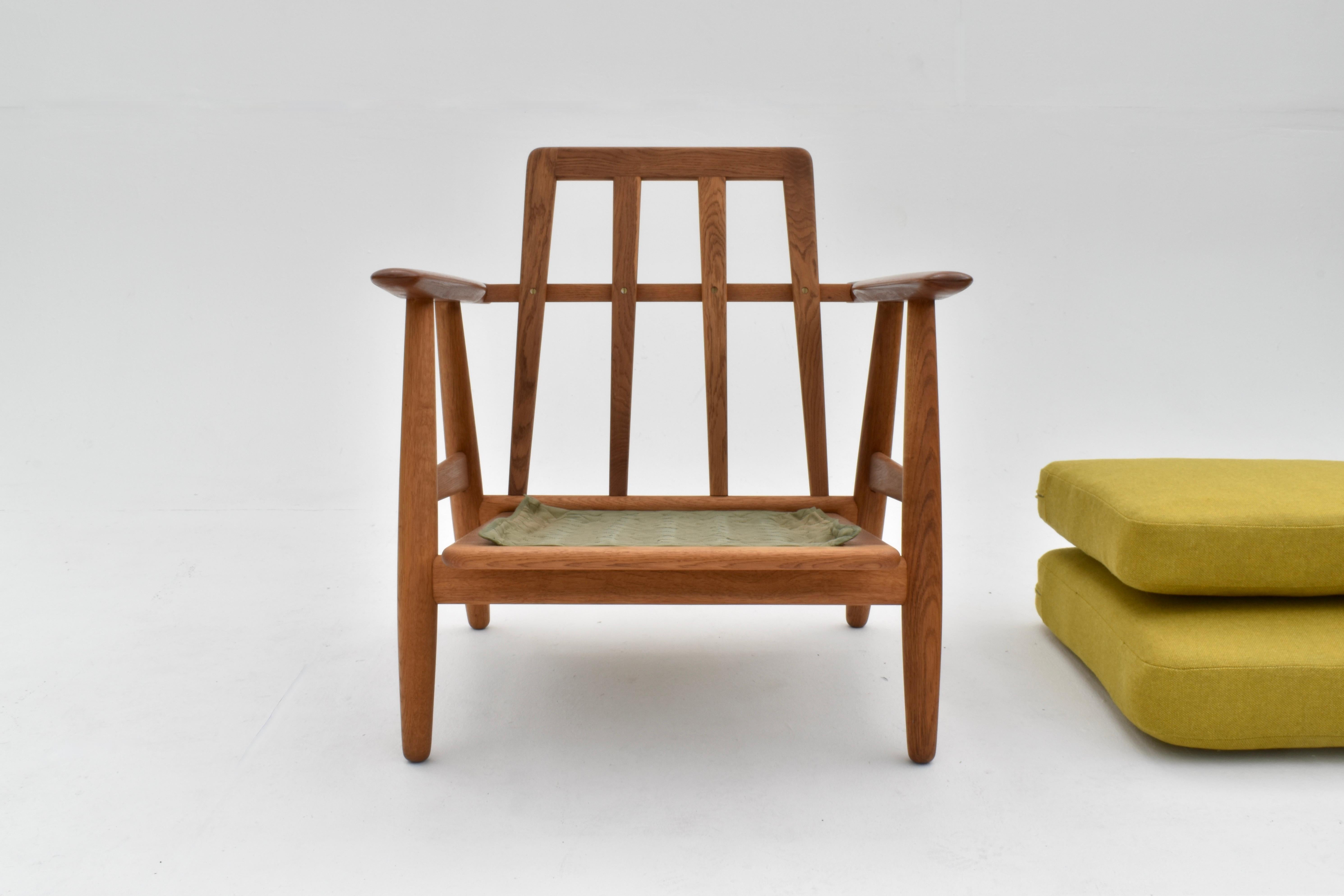 Chaise à cigares danoise du milieu du siècle modèle GE240 de Hans Wegner pour Getama en vente 11