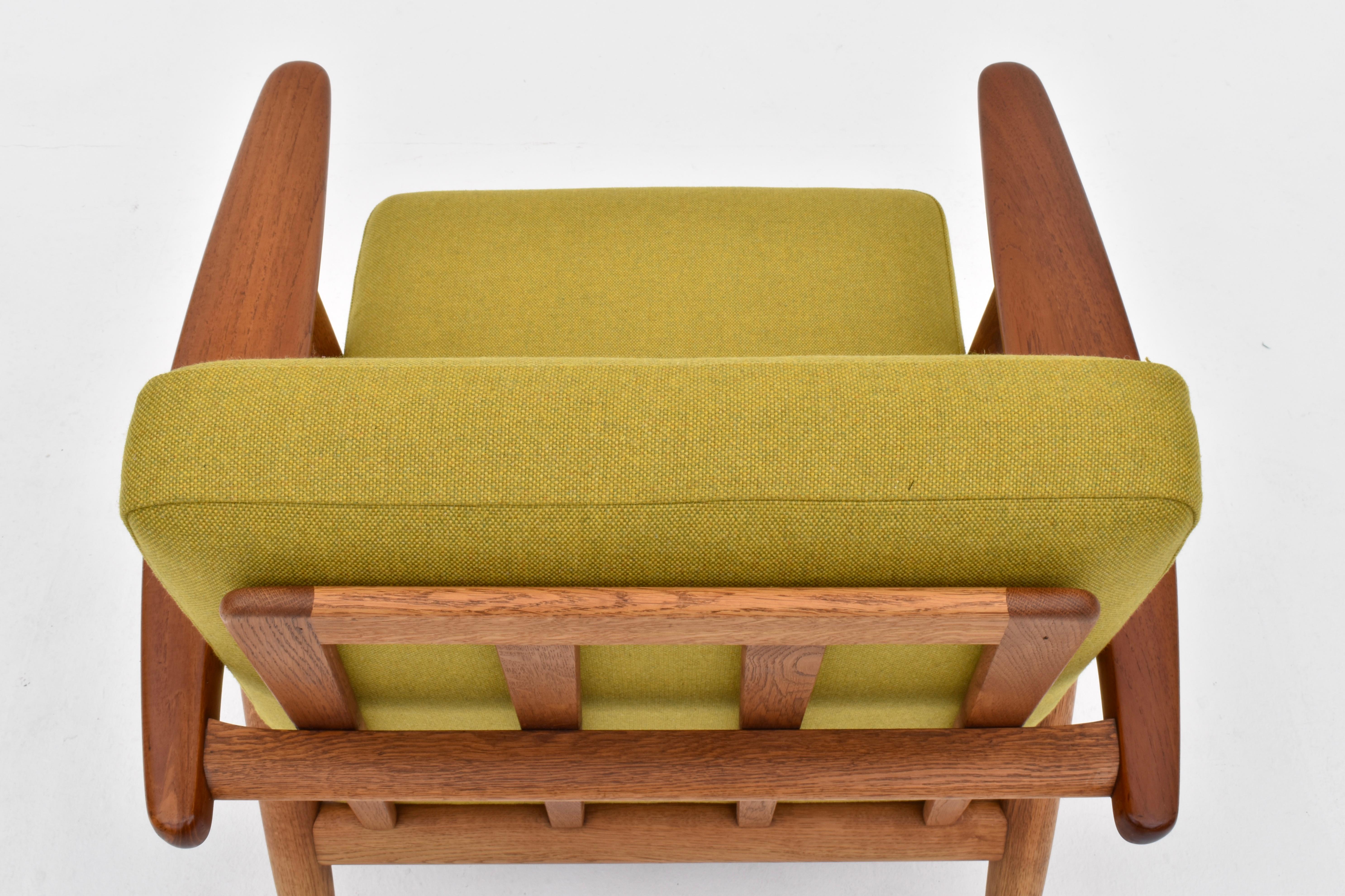 Quercia Sedia a sigaro danese del metà secolo Hans Wegner modello GE240 per Getama in vendita