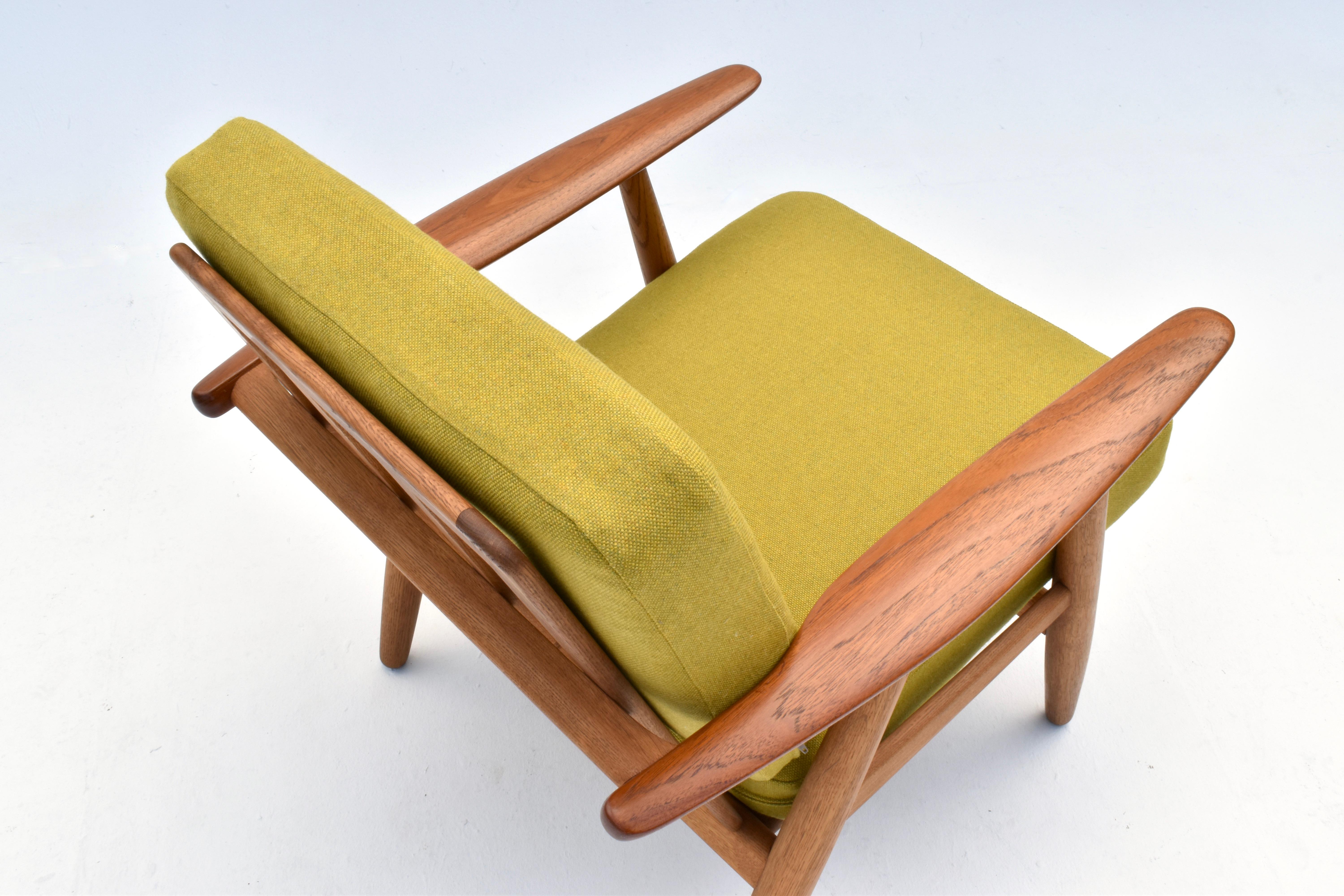 Chaise à cigares danoise du milieu du siècle modèle GE240 de Hans Wegner pour Getama en vente 2