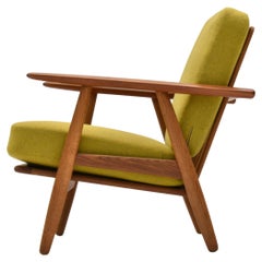 Mid Century Danish Hans Wegner Model GE240 Cigar Chair For Getama
