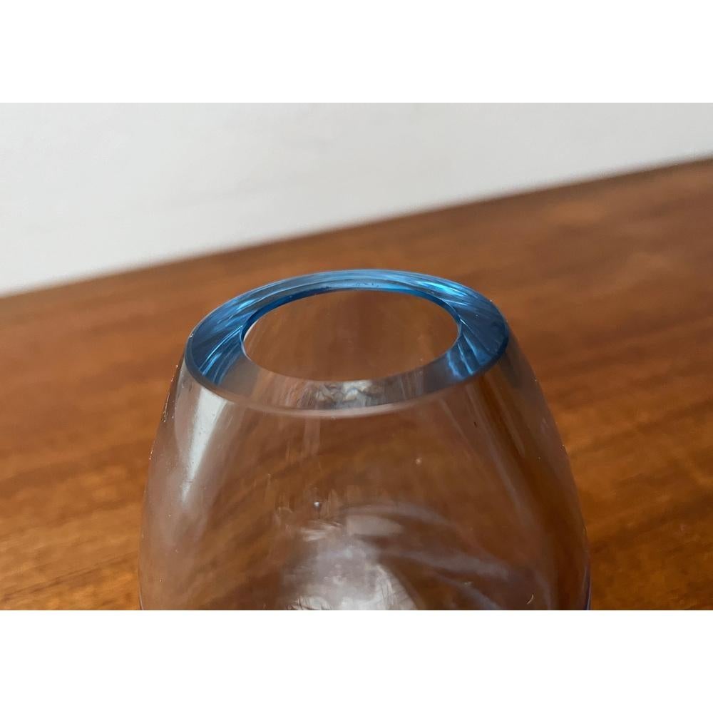 Vaso in vetro danese di metà secolo della serie Hellas di Per Lütken per Holmegaard, anni '60 in vendita 3