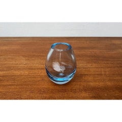 Mid-Century Danish Hellas Series Glass Vase by Per Lütken for Holmegaard, 1960s