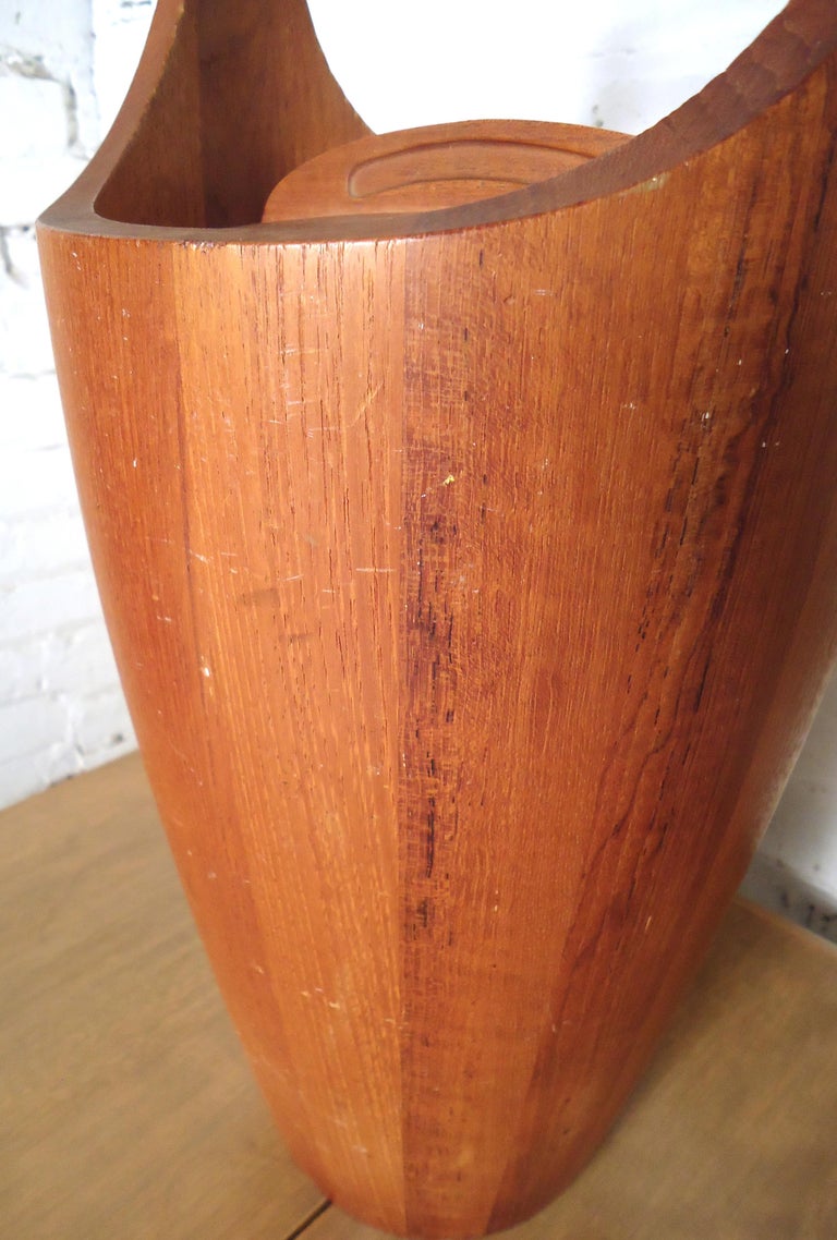Midcentury Danish Ice Bucket For Sale at 1stDibs
