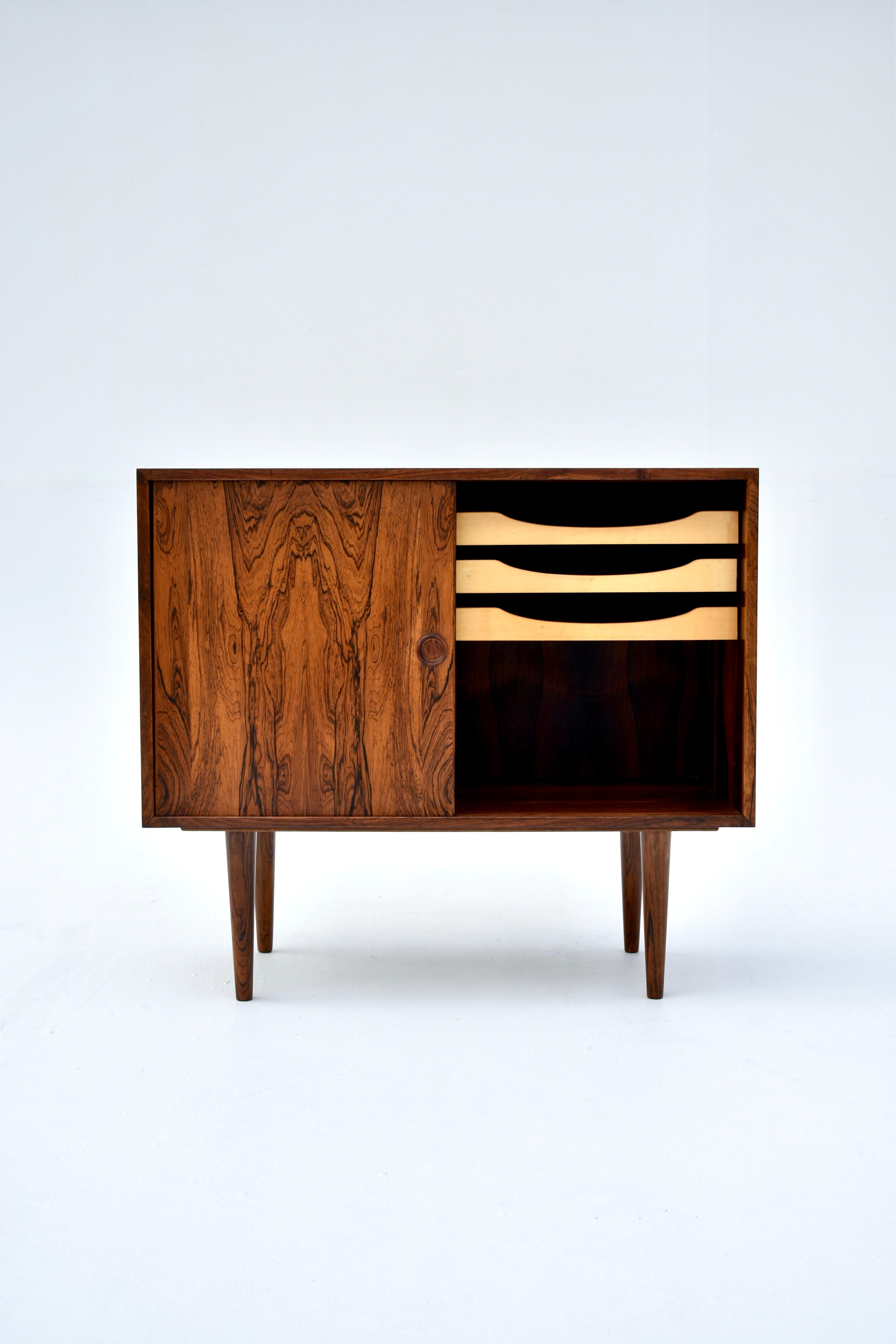 Mid-20th Century Mid-Century Danish Kai Kristiansen Rosewood Cabinet for Feldballes Møbelfabrik