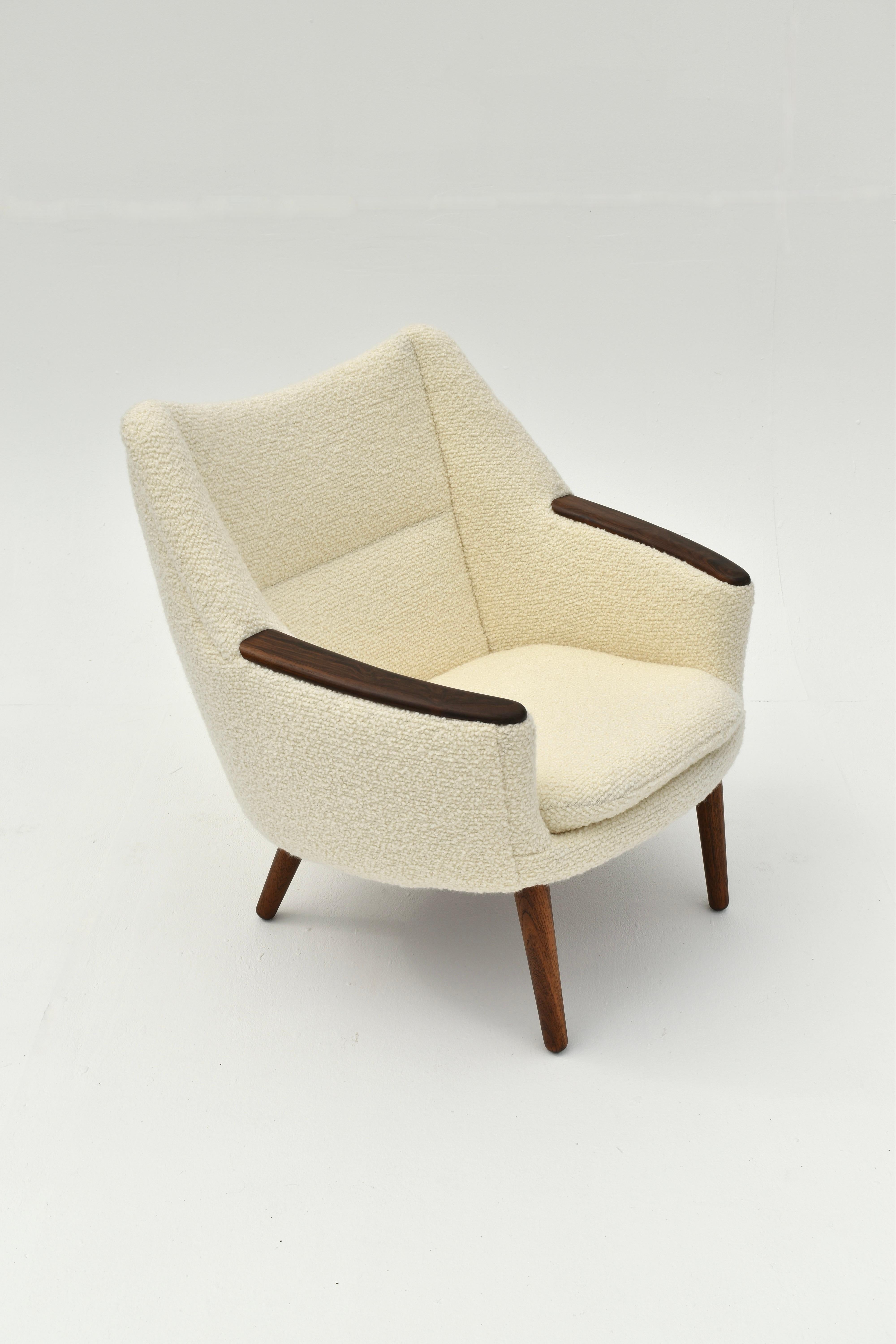 Fauteuil de salon danois du milieu du siècle dernier Kurt Ostervig pour Henry Rolschau Mobler en vente 4