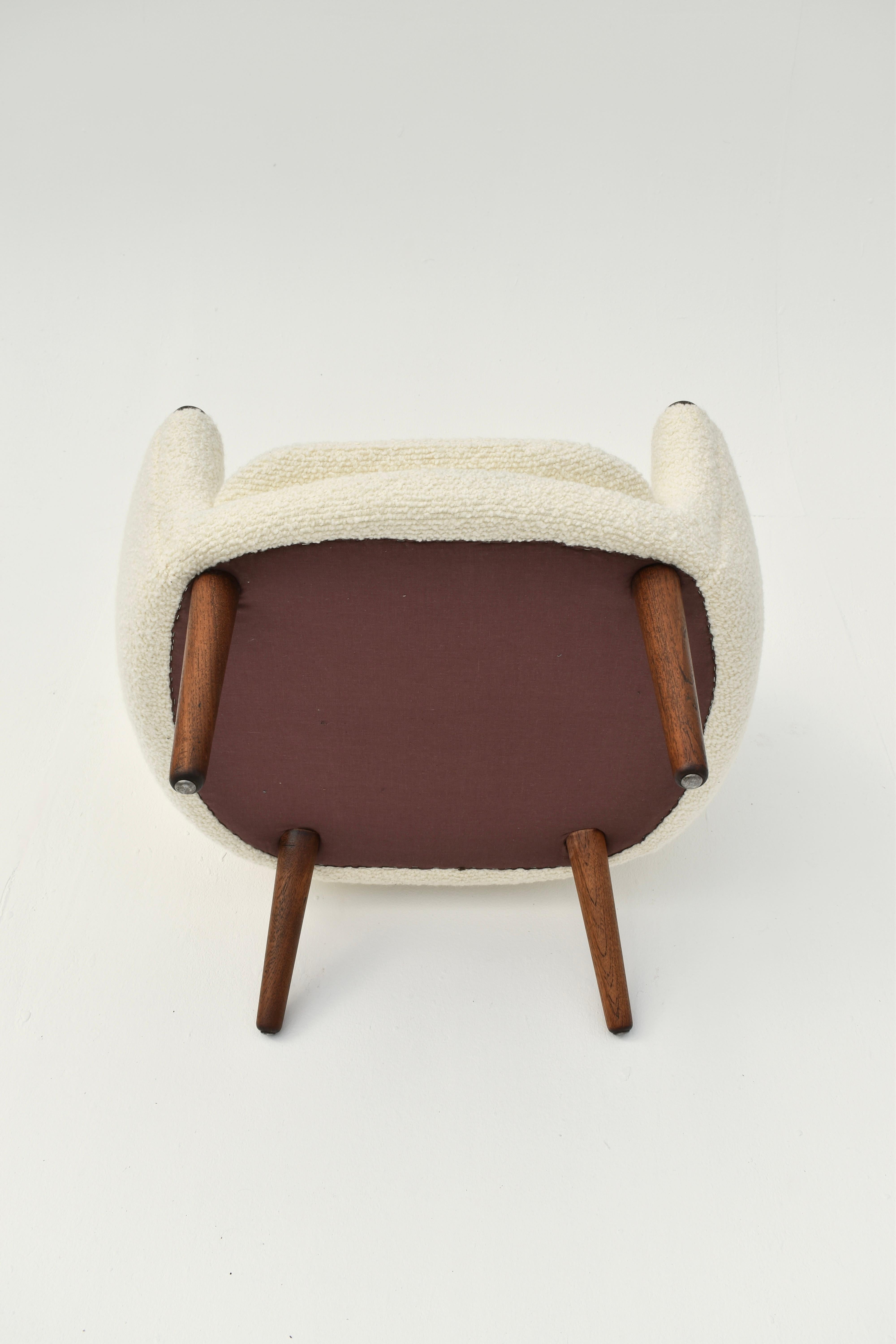Midcentury Danish Kurt Ostervig Lounge Chair for Henry Rolschau Mobler For Sale 9