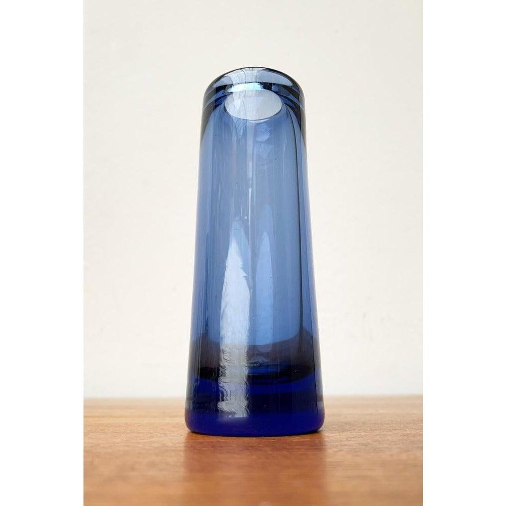 20th Century Mid-Century Danish Labrador Series Glass Vase by Per Lütken, 1950s For Sale