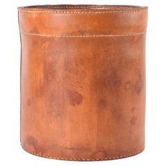 Cestino in pelle danese di metà secolo di Torben Ørskov & Co, 1960 ca.