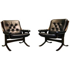 Midcentury Danish Leather Chair