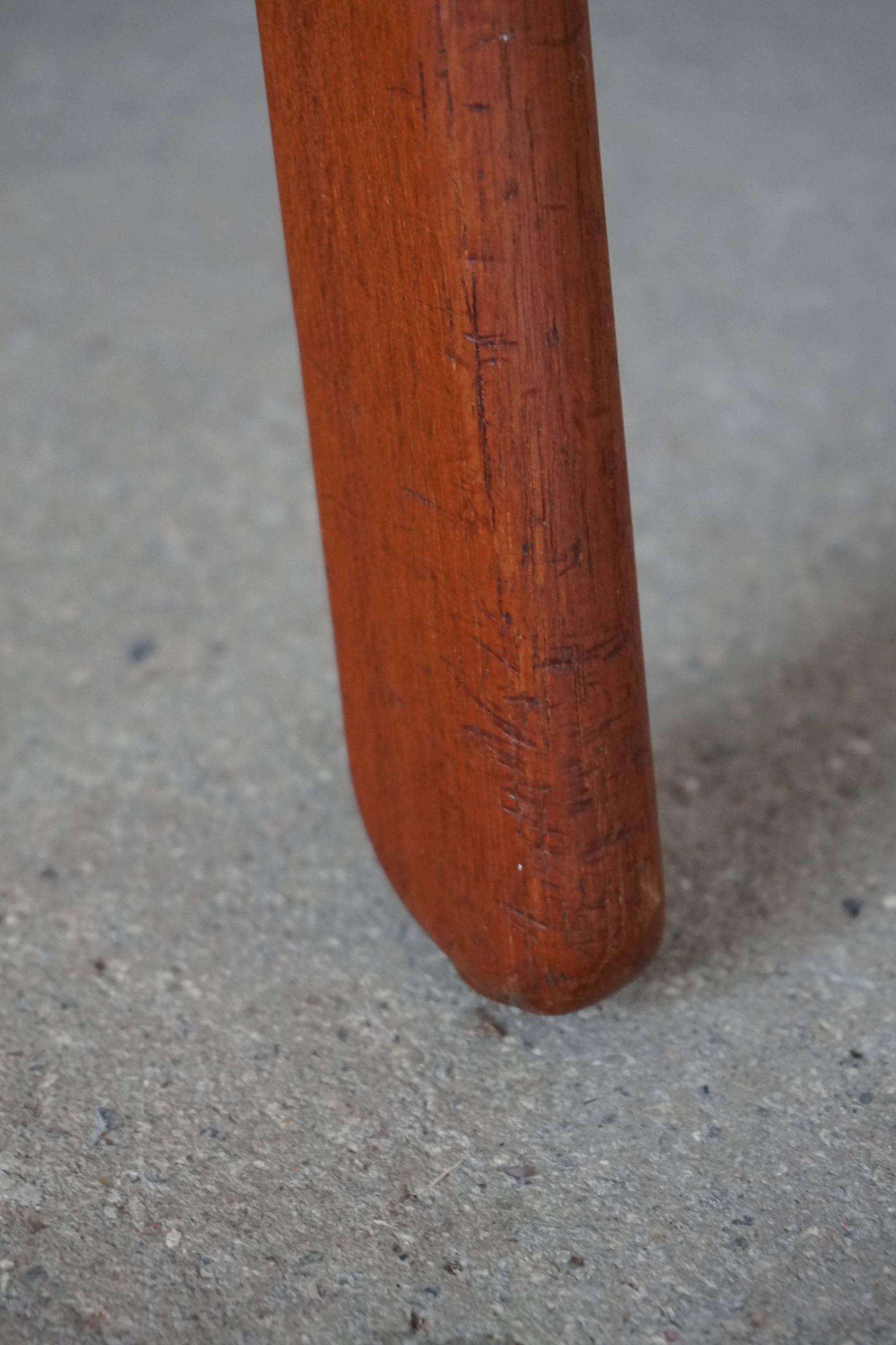 Mid Century Danish Lounge Chair in Teak and Bouclé, Finn Juhl Style, 1960s 4