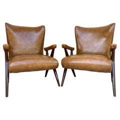 Mid-Century Danish Lounge Chairs, 1950s, Set of 2
