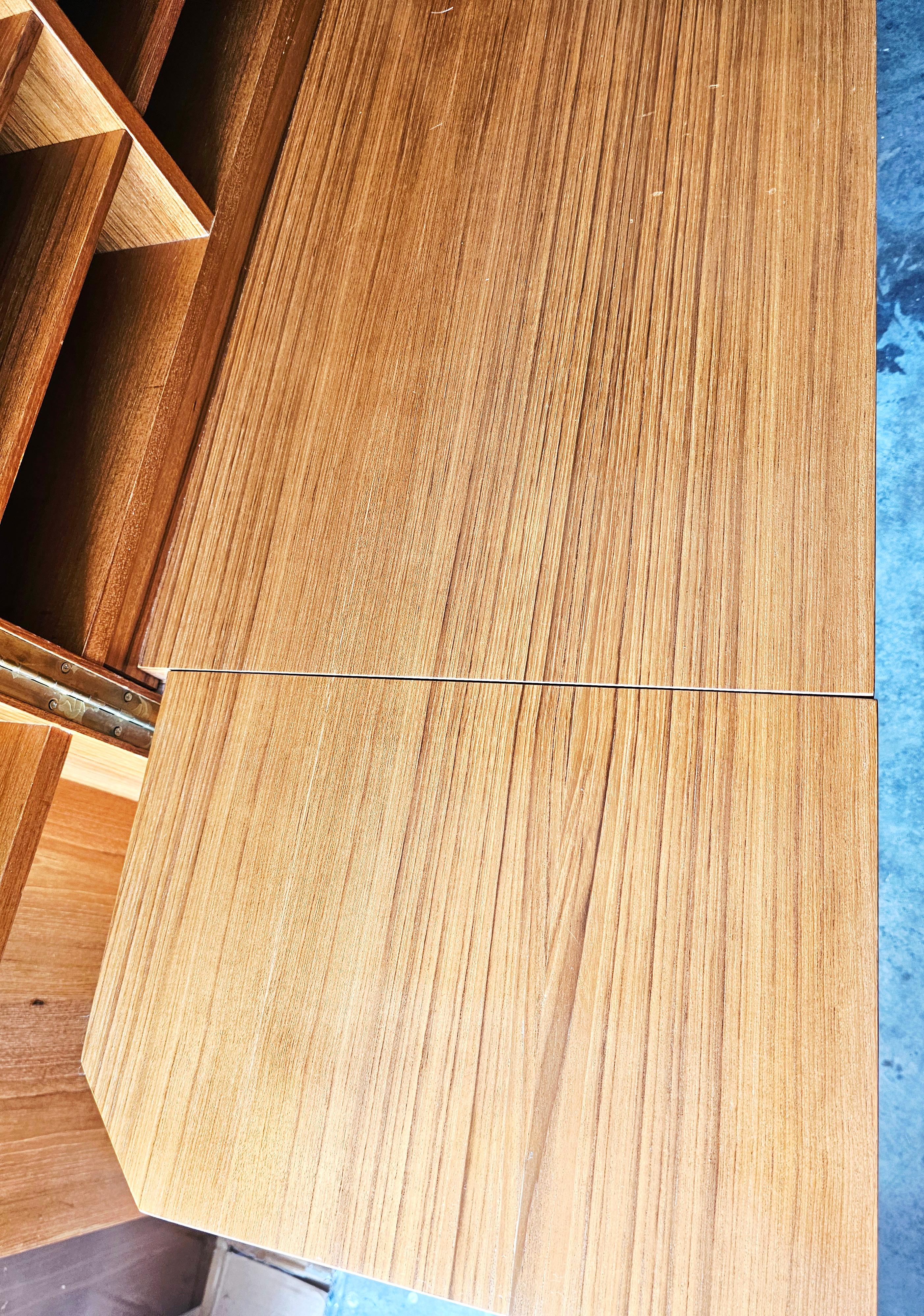 Mid Century Danish Magic Box Teak Desk For Sale 5