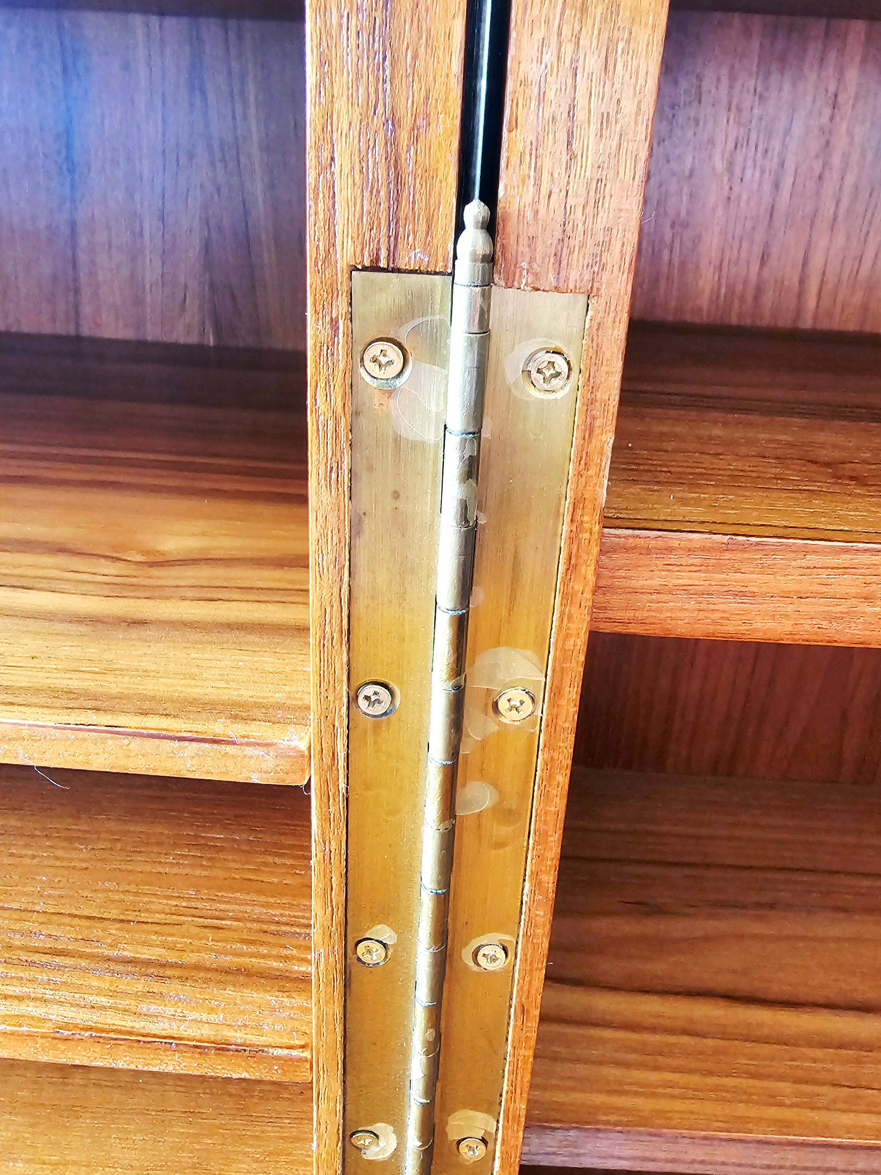 Mid Century Danish Magic Box Teak Desk For Sale 8
