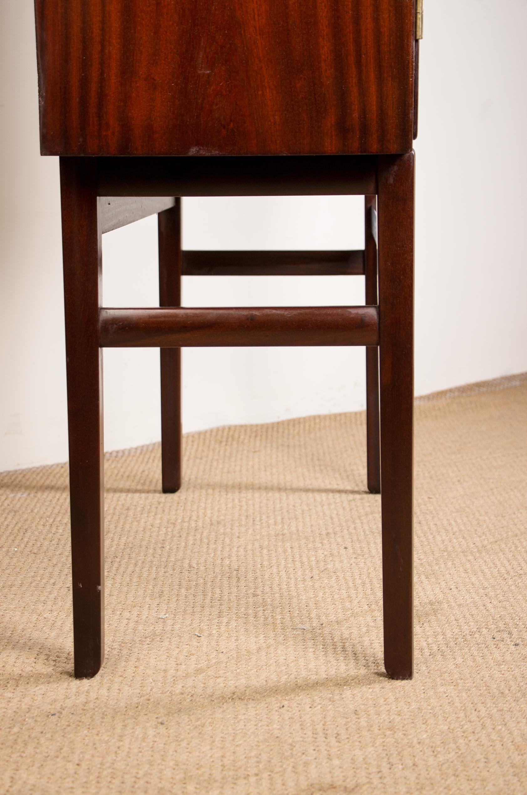 Mid-Century Danish Mahogany Cabinet by Ole Wanscher for Poul Jeppesen 10