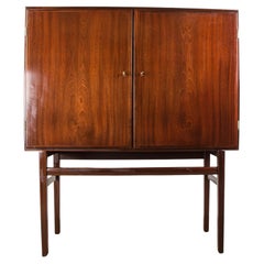 Mid-Century Danish Mahogany Cabinet by Ole Wanscher for Poul Jeppesen