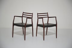 Mid-Century Danish Mahogany Carver Armchair Model 62 by Niels Otto Møller, 1960s
