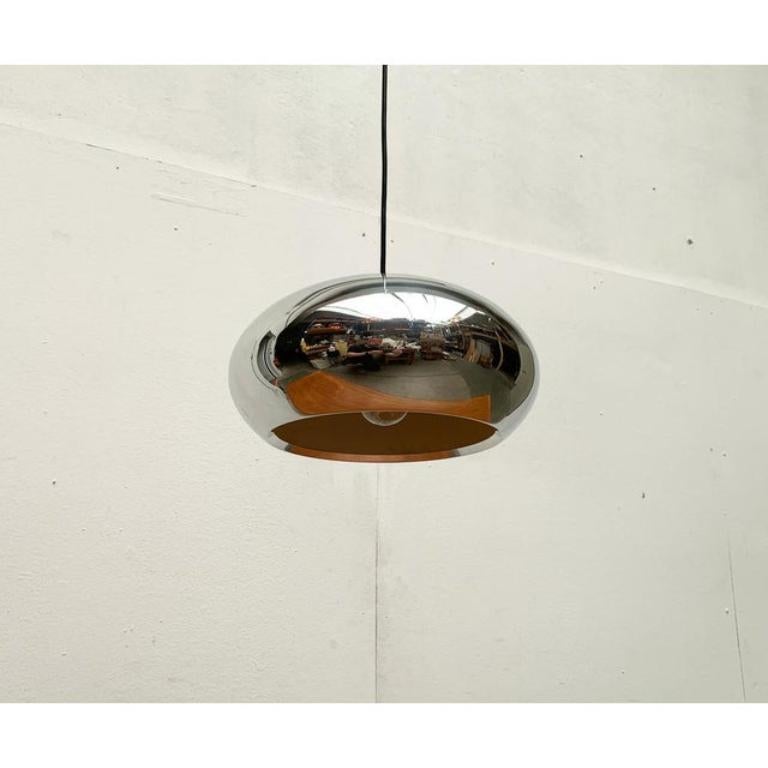 Mid-Century Danish Medio Pendant Lamp by Jo Hammerborg for Fog & Mørup, 1960s For Sale 4