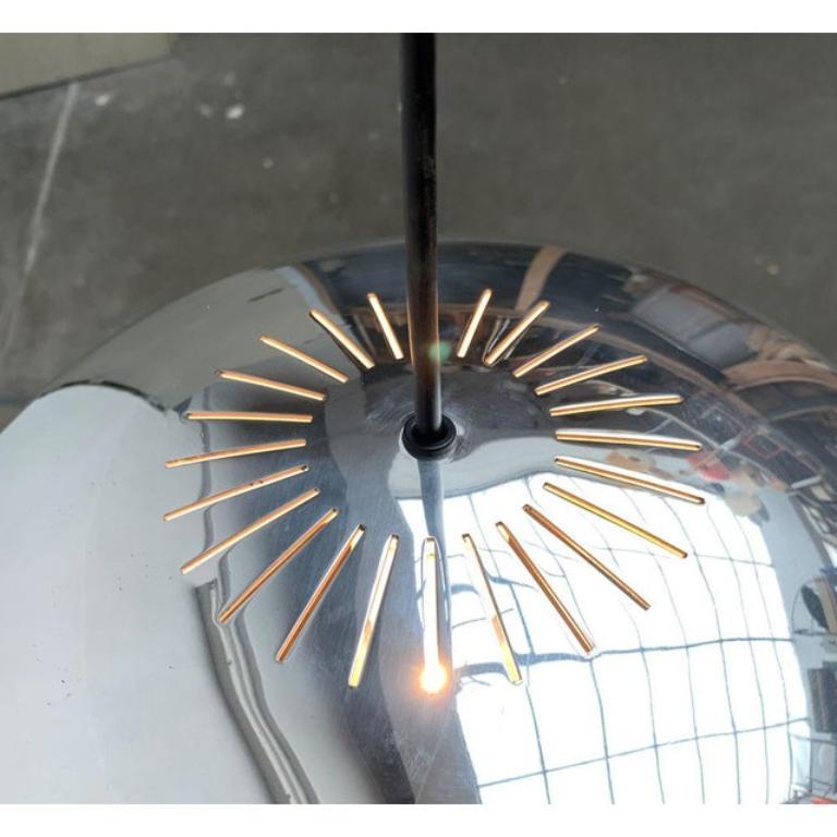 Mid-Century Danish Medio Pendant Lamp by Jo Hammerborg for Fog & Mørup, 1960s In Good Condition For Sale In Hamburg, DE