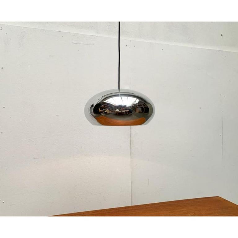 Metal Mid-Century Danish Medio Pendant Lamp by Jo Hammerborg for Fog & Mørup, 1960s For Sale