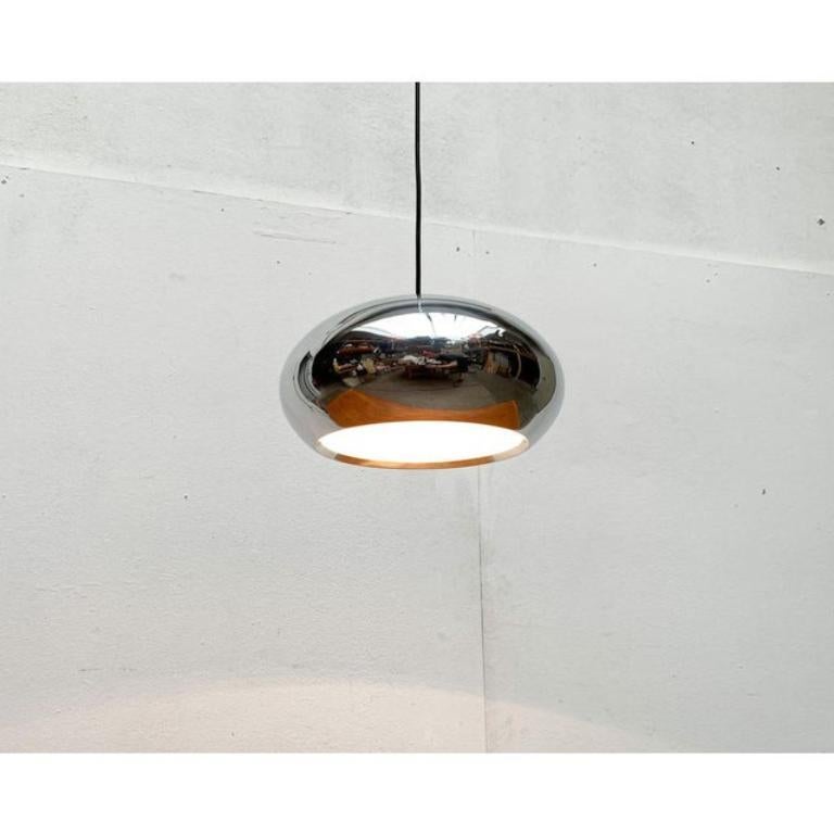 Mid-Century Danish Medio Pendant Lamp by Jo Hammerborg for Fog & Mørup, 1960s For Sale 2