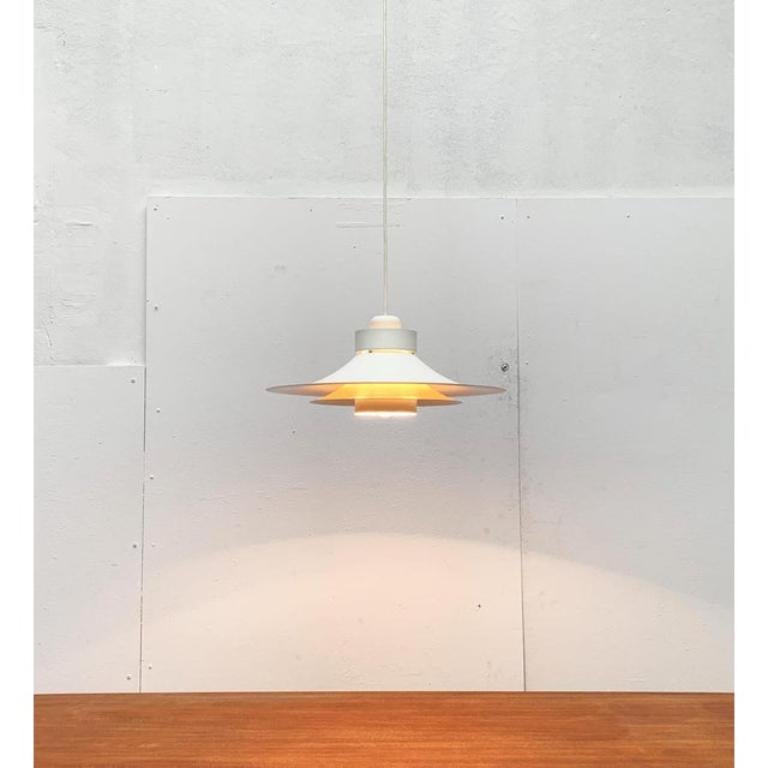 Mid-Century Danish Metal 754 Pendant Lamp from Horn, 1960s In Good Condition For Sale In Hamburg, DE